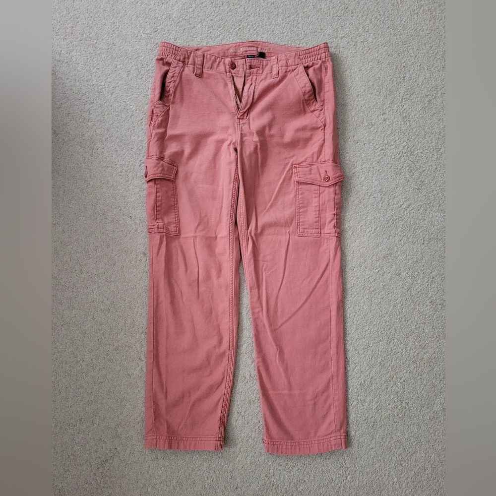 American Eagle Outfitters Coral Cargo Pants
